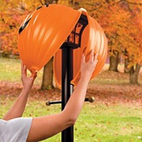 Pumpkin Jack O Lantern Lamppost Lamp Cover Shade Fall Harvest Thanksgiving Decoration