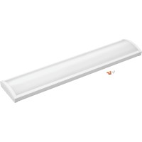 Lithonia Lighting Fml4W 48 5000Lm 840 Td 4-Foot Fml4W 10-Inch Wide Housing 4000K Cool White Led Wraparound With Triac Dimming, White