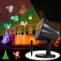 Fanlide Christmas Decorations Light Projector, Rotating Multi-Images Projection Light,Waterproof Led Projector Lights,Indoor Outdoor Holiday Party All Saints Day Decoration