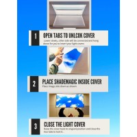 Shademagic 4 Pack Of Fluorescent Light Covers 2X4 Film Insert For Ceiling Light Diffuser Panels Sky Clouds For Classroom