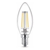 Philips Led Premium Classic Candle Light Bulb [E14 Small Edison Screw] 4.3W - 40W Equivalent, Warm White (2700K), Non Dimmable