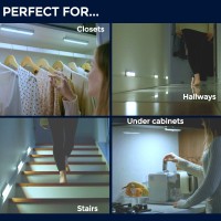 Closet Lights Motion Sensored Wireless Cabinet Led Lights Cordless Lights For Closets 30 Led 3 Brightness Settings Recha