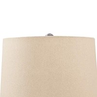 Benjara Metal Table Lamp With Urn Shape Base, Brown