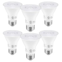 Par20 Led Bulbs Ul Listed, Dimmable Light Bulb, 7 Watt(60W Equivalent) Spotlight, E26 Base, 2700K Warm White Flood Light Bulbs For Living Room Kitchen Pantry Hotels Showroom, Indoor/Outdoor (6 Pack)