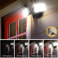 Emaner Dimmable Security Flood Lights, Switch-Controlled, Hardwired Led Flood Light 24-Watt (250W Equivalent) Wall Dimmer Change Brightness