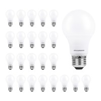 Sylvania Eco Led A19 Light Bulb, 60W Equivalent Efficient 9W, 7 Year, 750 Lumens, Medium Base, Frosted, 2700K, Soft White - 24 Count (Pack Of 1)(40986)