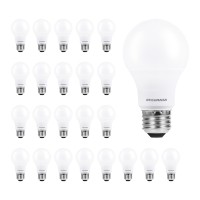 Sylvania Eco Led A19 Light Bulb, 60W Equivalent, Efficient 9W, 7 Year, 750 Lumens, Non-Dimmable, Frosted, 5000K Daylight 3- 8 Packs (40987)