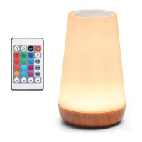 Amexi Table Lamp Led Touch Sensor Bedside Lamp Dimmable Warm White Light,Used In Lamp For Kids Room Room,Corridor, Living Room Usb Rechargeable Night Light (Beige)