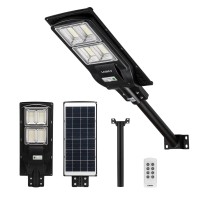 Langy Solar Street Light 12000 Lumens 240Pcs Led 18000 Mah Battery High Lumens Led Solar Power Street Lamp Outdoor Dusk To Daw