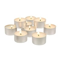 Stonebriar 50 Pack Unscented Tea Light Candles With 67 Hour Extended Burn Time