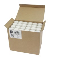 Stonebriar 192 Count White Unscented 6 To 7 Hour Extended Burn Time Clear Cup Tea Light Candles