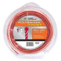 Weed Warrior Pulverizer Twist Universal Trimmer Line, 0095 Diameter X 200