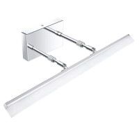 Aipsun 24 Inch Dimmable Led Vanity Lights Adjustable Bathroom Light Fixtures Over Mirror Chrome Modern Vanity Lighting(White Light)