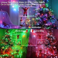 Brizled Rgb Christmas Lights 66Ft 200 Led Color Changing Christmas Light With Remote Dimmable Christmas Lights Outdoor Indoor