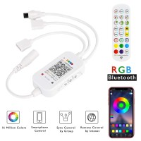 Supernight Rgb Led Strip Light Controller App Controlled Led Smart Music Controller 2 In 1 Rgb Bluetooth Controller Work With