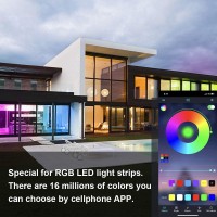 Supernight Rgb Led Strip Light Controller App Controlled Led Smart Music Controller 2 In 1 Rgb Bluetooth Controller Work With