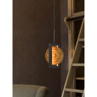 Fano Integrated Dimmable Led Woodmetal Mini Pendant Fixture 16W 1280 Lumen 3000K Pine