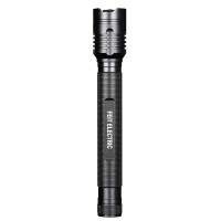 Feit Electric Led Tactical Flashlight - Aluminum Alloy - Zoomable Strike Bezel; Illuminate Up To 1,000 Feet - Adjustable Brightness 600 To 1700 Lumen | Requires 4-C Batteries