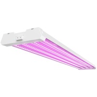 Sunco 4Ft Led Grow Lights Full Spectrum For Indoor Plants 80W Integrated Suspended Fixture Plug In Linkable For Indoor Greenhou