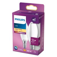 Philips Ledclassic Lampe Ersetzt 25W, E14, 2-Er Pack, Warmwei (2700 Kelvin), 250 Lumen, Matt