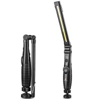 Orhomelife Rechargeable Led Work Light 750 Lumens Foldable Led Flashlight Handheld Cordless Work Light With Magnetic Base 360