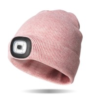 Stay warm and stylish this winter with our knit LED hat crafted to brightly light your way in the dark our beanies are the perfect combination of style and utility Warm durable knit is embedded with a removable rechargeable LED light pod for hours of hand