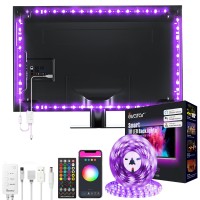 Smart Tv Led Backlights, 9.8Ft Wifi Strip Lights For Tv Compatible With Alexa, Google Assistant, Remote, Music Sync 16 Million Rgb Colors, Avatar Controls Tv Led Backlight For 46-60 Inch Tvs