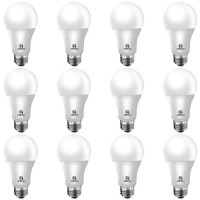 Energetic 75W Equivalent A19 Led Light Bulb, 3000K Warm White, Non-Dimmable Led Light Bulb, 1200Lm, Ul Listed, E26 Medium Base, 12-Pack