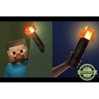 Minecraft Toys Redstone Torch 12.6 Inch Led Lamp | Usb Rechargeable For Nightlight, Costume Cosplay, Roleplay