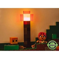 Minecraft Toys Redstone Torch 12.6 Inch Led Lamp | Usb Rechargeable For Nightlight, Costume Cosplay, Roleplay