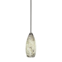 Paramount 1 Light Mini Pendant In Brushed Nickel Finish With 5.5