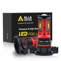 Alla Lighting 12276 2504 PSX24W LED fog lights bulbs replacement of the halogenincandescent fog lights DRL daytime running lights back up reverse light6000k xenon whiteHere is 12276 2504 PSX24W LED fog lights bulbs specificationLED Chip Type high quality 