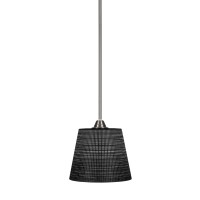 Paramount 1 Light Mini Pendant In Brushed Nickel Finish With 10