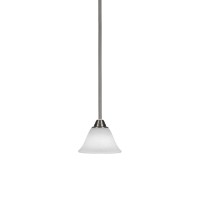 Paramount 1 Light Mini Pendant In Brushed Nickel Finish With 7