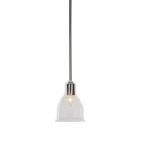 Palisade Stem Hung Pendant Shown In Brushed Nickel Finish With 6.5