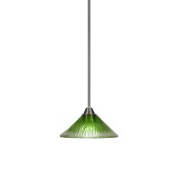 Paramount 1 Light Mini Pendant In Brushed Nickel Finish With 10