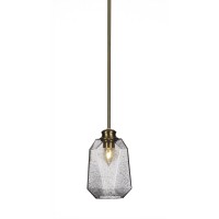 Rocklin Stem Hung Pendant In New Age Brass Finish With 6.75