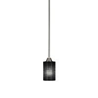 Paramount 1 Light Mini Pendant In Brushed Nickel Finish With 4