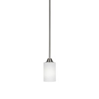 Paramount 1 Light Mini Pendant In Brushed Nickel Finish With 4