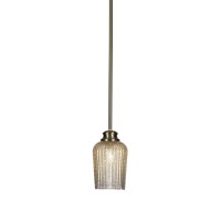 Cordova Stem Hung Pendant In New Age Brass Finish With 5