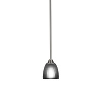 Paramount 1 Light Mini Pendant In Brushed Nickel Finish With 5