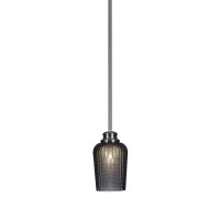 Cordova Stem Hung Pendant In Brushed Nickel Finish With 5