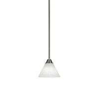 Paramount 1 Light Mini Pendant In Brushed Nickel Finish With 7