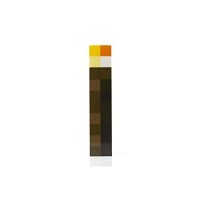 Minecraft Brownstone Torch Lamp | 11.5 Inch Led Night Light | Usb Charging Port