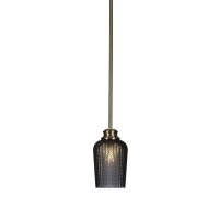 Cordova Stem Hung Pendant In New Age Brass Finish With 5