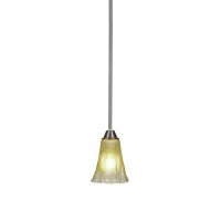 Paramount 1 Light Mini Pendant In Brushed Nickel Finish With 5.5