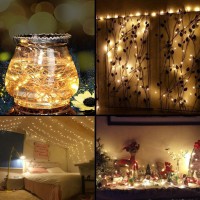 Decute 164Ft 500Led Christmas Fairy String Lights Dimmable With Remote Control, Copper Wire Starry Lights With Ul Cerficated Decorative For Party Wedding Bedroom Christmas Tree Warm White