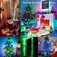 Brizlabs Color Changing Fairy Lights, 66Ft 200 Led Halloween Orange Purple String Light With Remote, White Xmas Tree Lights With Timer, Usb Multicolor Plugin Twinkle Fairy Light For Indoor Christmas