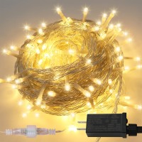 Yaozhou Warm White Christmas String Lights Indoor Outdoor Ip44 Waterproof 66Ft 200Led 8 Modes Warm White Fairy Decor Lights For Holiday,Party,Wedding,Garden(Warm White)