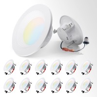 Asd 4 Inch Led Recessed Lights Led Can Lights 9W 70W Replacement 600 Lm Wet Rated Dimmable Ceiling Led Lights 4000K Bright